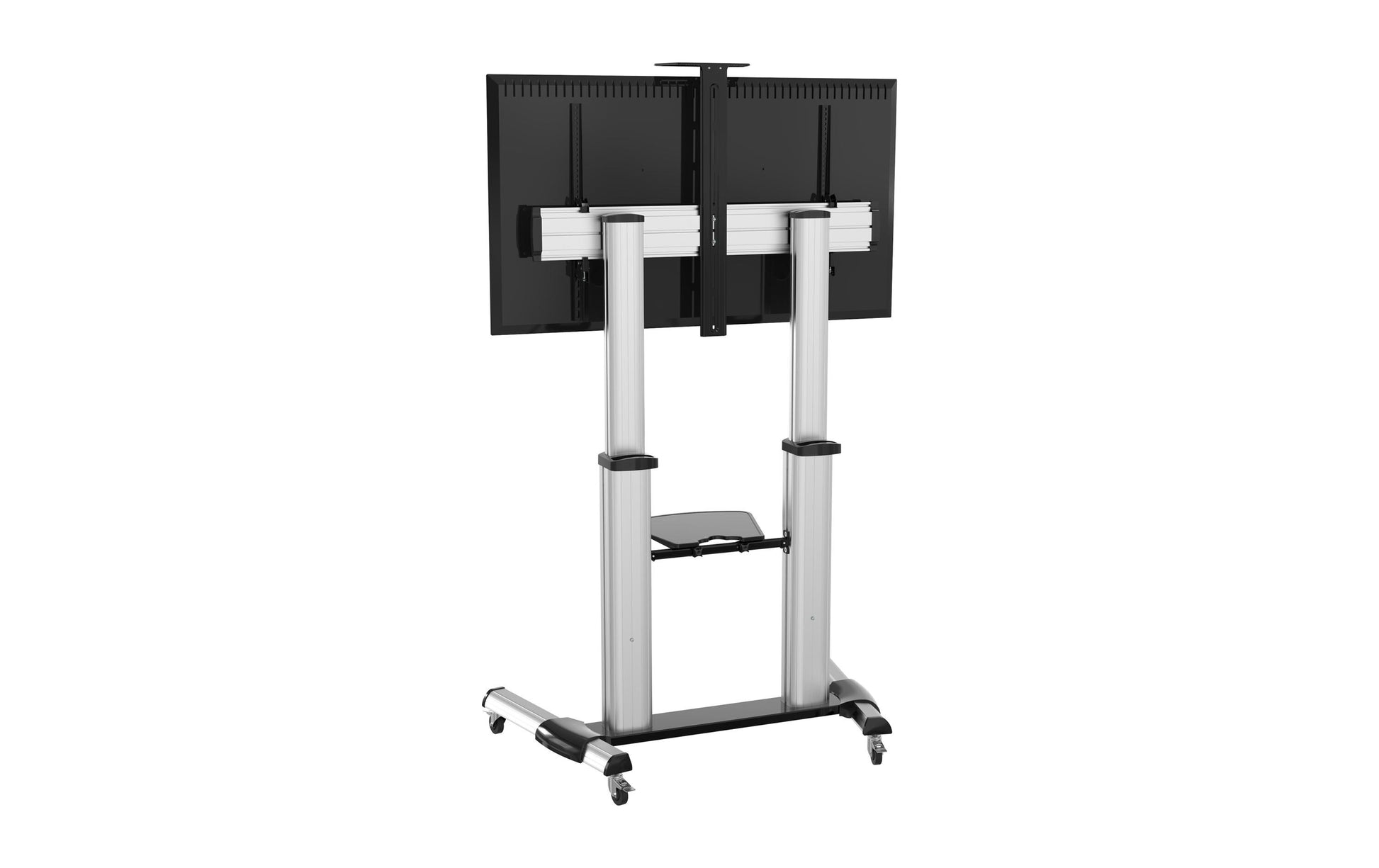 PureLink TV-Wagen – 55–100" – VESA 600×400–1000×600 – bis 80 kg, Höhenverstellbar, mit Rollen – PDS-0011C