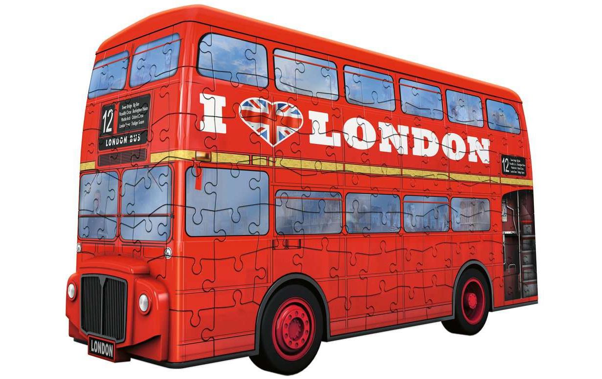 Ravensburger 3D-Puzzle London Bus – 216 Teile – 22,1 × 6,9 × 31,1 cm – ab 8 J.