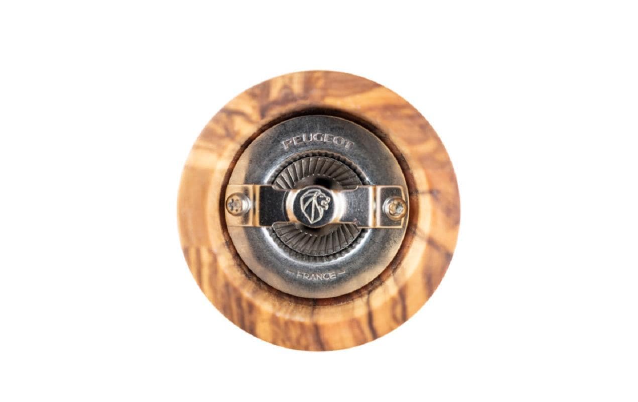 Peugeot Salzmühle Paris – Holz (Olive), Stahlmahlwerk – einstellbar, abnehmbarer Deckel – dunkelbraun