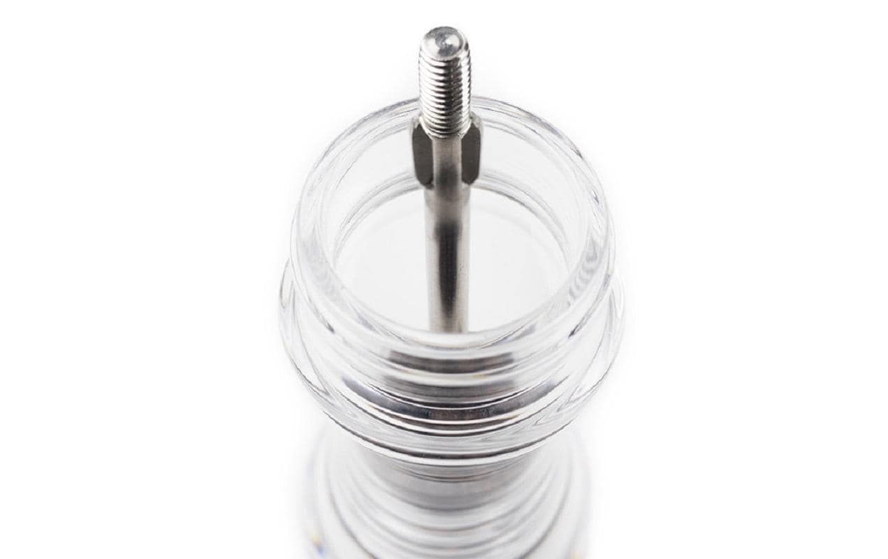 Peugeot Nancy – Salz-/Pfeffermühle 22 cm, Acryl, transparent, mit Stahlmahlwerk, für Pfeffer