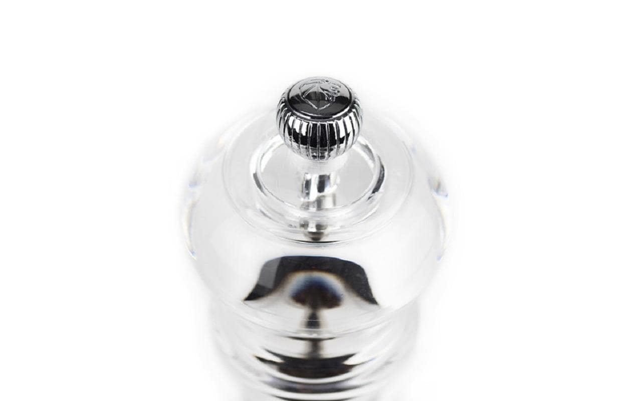 Peugeot Nancy – Salz-/Pfeffermühle 22 cm, Acryl, transparent, mit Stahlmahlwerk, für Pfeffer