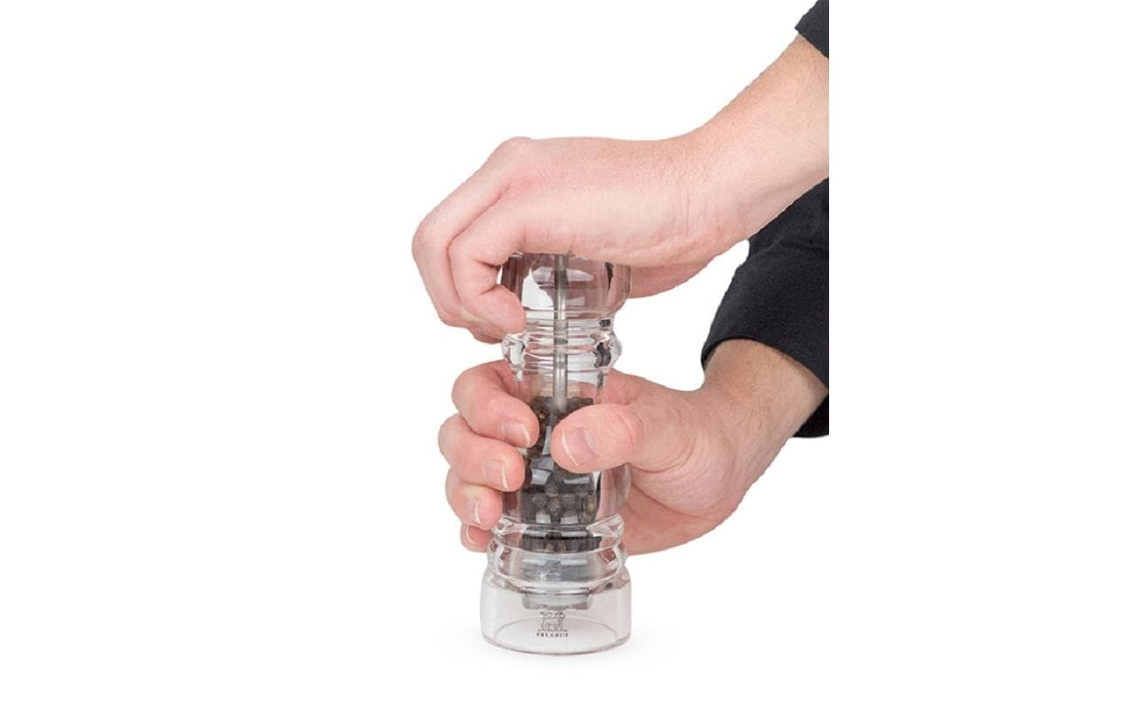 Peugeot Nancy – Salz-/Pfeffermühle 18 cm, Acryl, transparent, mit Stahlmahlwerk