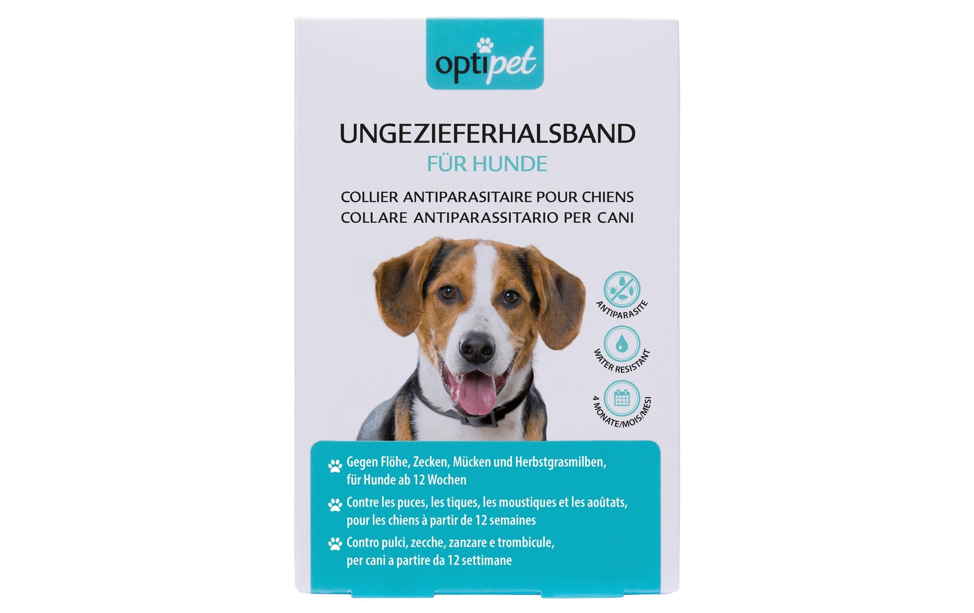 Optipet Ungezieferhalsband – 65 cm – Margosa-Extrakt 20 g/L, Lavandinöl 15 g/L – für Hunde