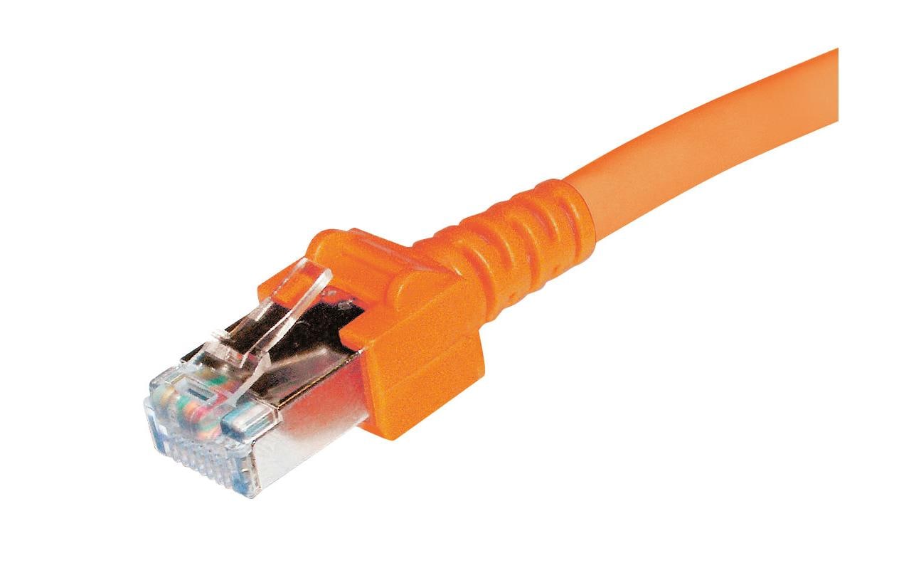 Dätwyler it infra Patchkabel – 10 m, RJ45–RJ45, Orange, S/UTP