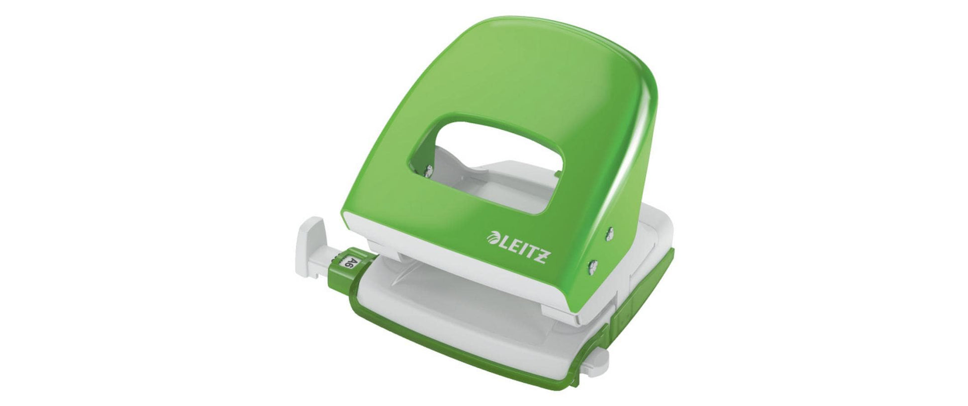 Leitz Bürolocher NeXXt – 2-Loch, Lochabstand 80 mm, 30 Blatt, Ø5,5 mm – Grau – Metall