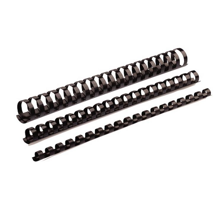 Fellowes Binderücken – 25 mm, 181–200 Blatt, Schwarz