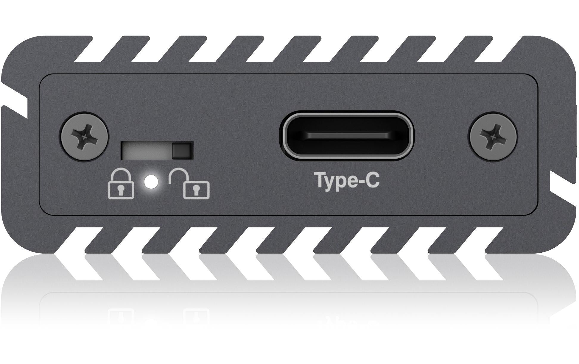 ICY BOX IB-1817MC-C31 – 1-Schacht M.2 SSD-Gehäuse – USB 3.2 Gen 2 (10 Gbit/s), PCIe 3.0/NVMe, SATA III