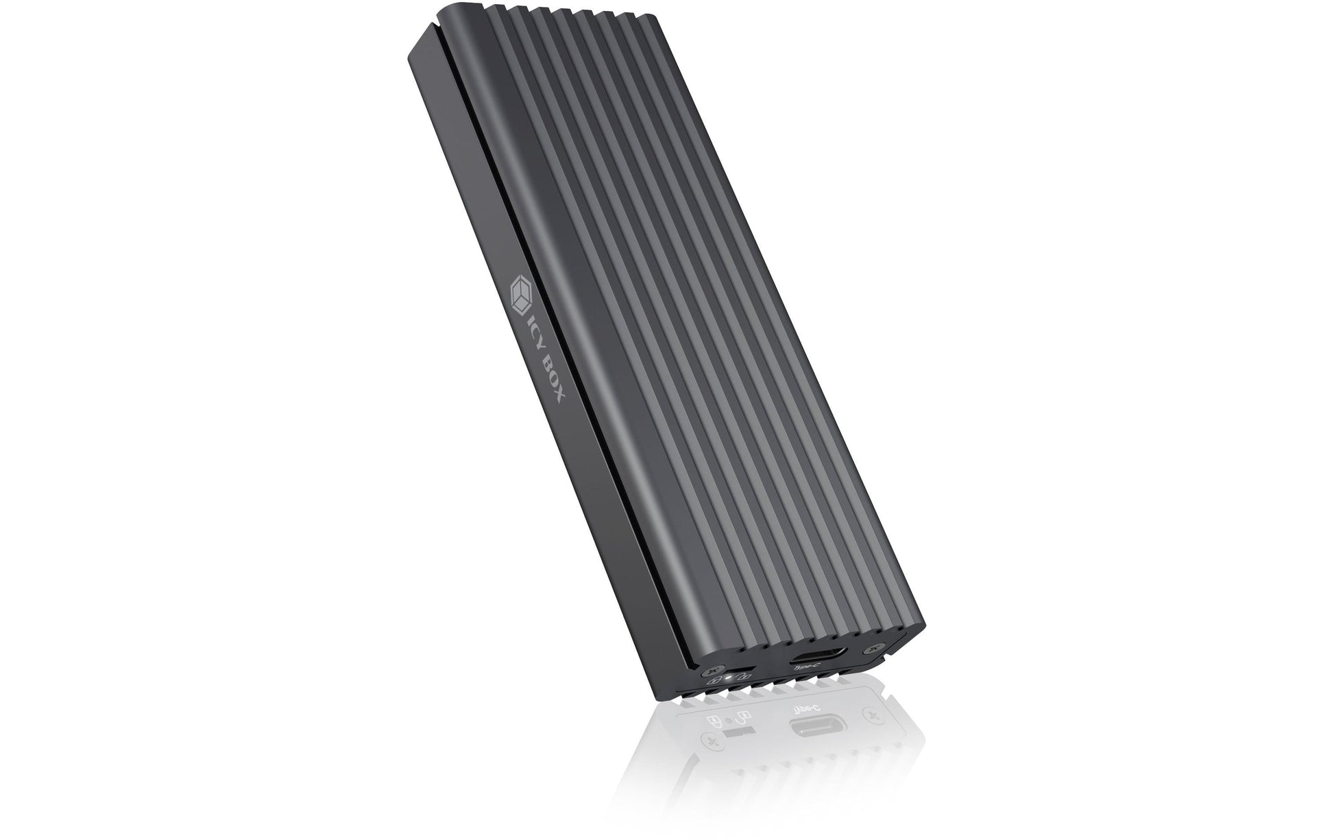 ICY BOX IB-1817MC-C31 – 1-Schacht M.2 SSD-Gehäuse – USB 3.2 Gen 2 (10 Gbit/s), PCIe 3.0/NVMe, SATA III
