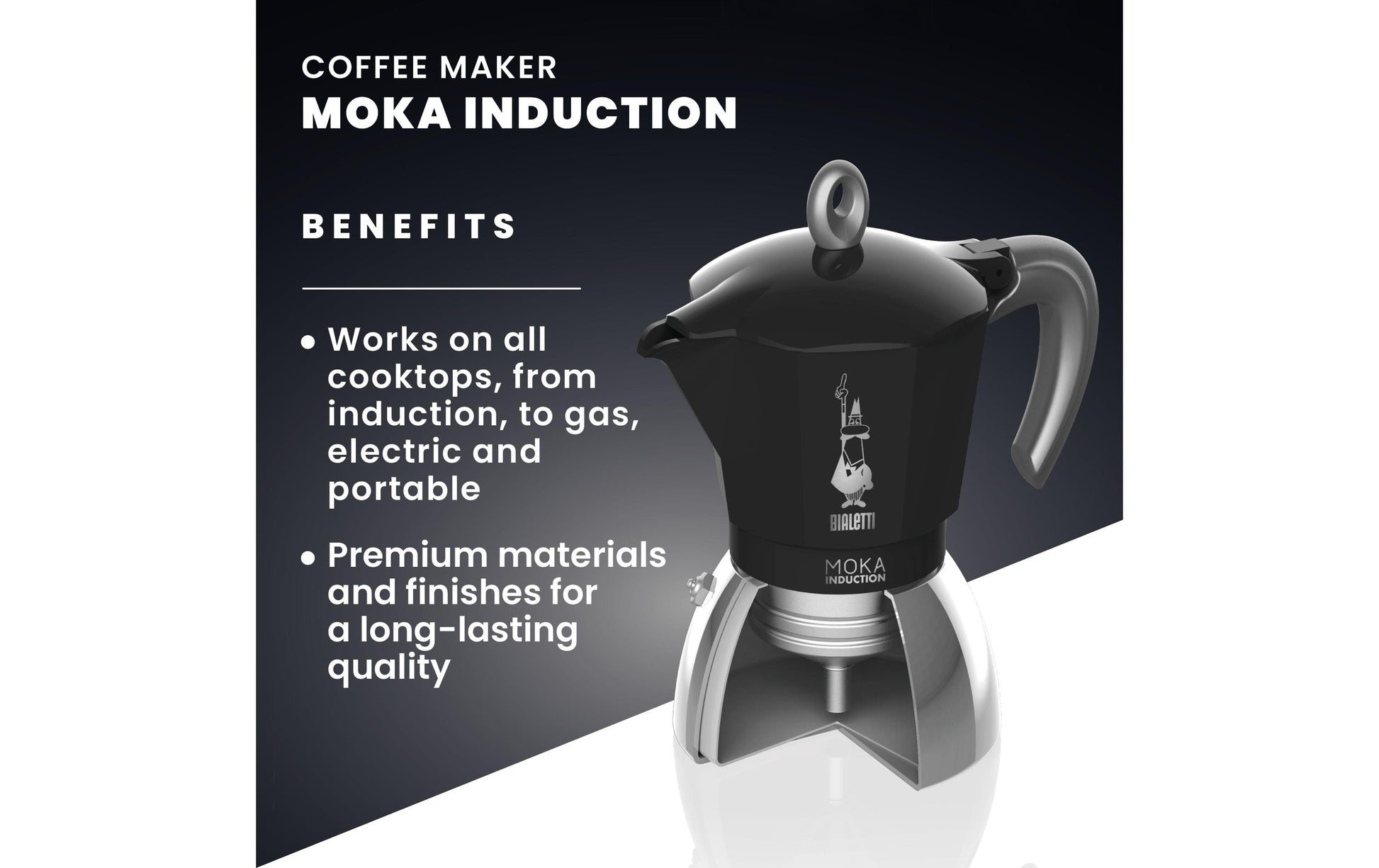 Bialetti French Press / Kaffeebereiter – 0,2 l, 4 Tassen, Aluminium