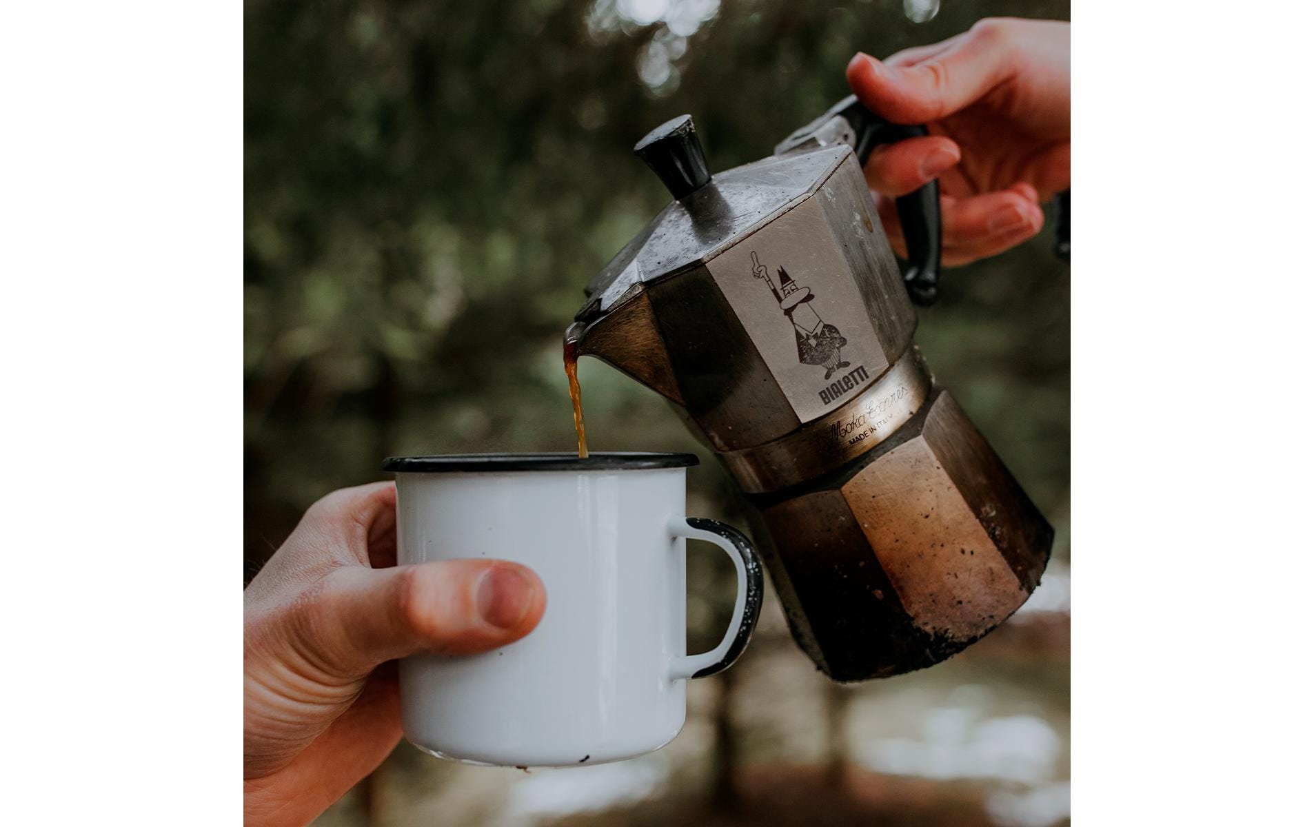 Bialetti Moka Express Espressokanne – 595 ml, für Glaskeramik, Silber