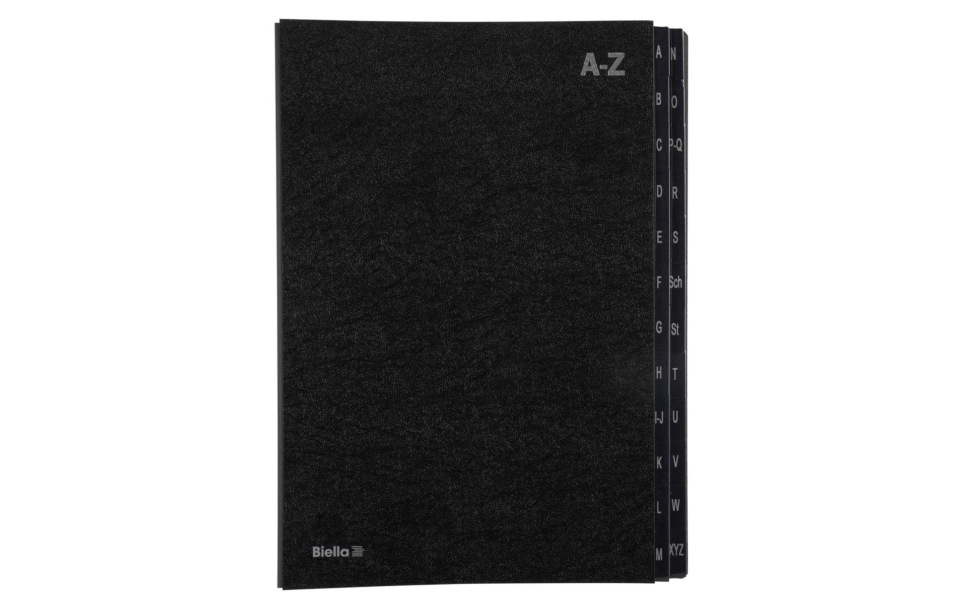 Biella Sammelmappe, für A4, Karton, schwarz