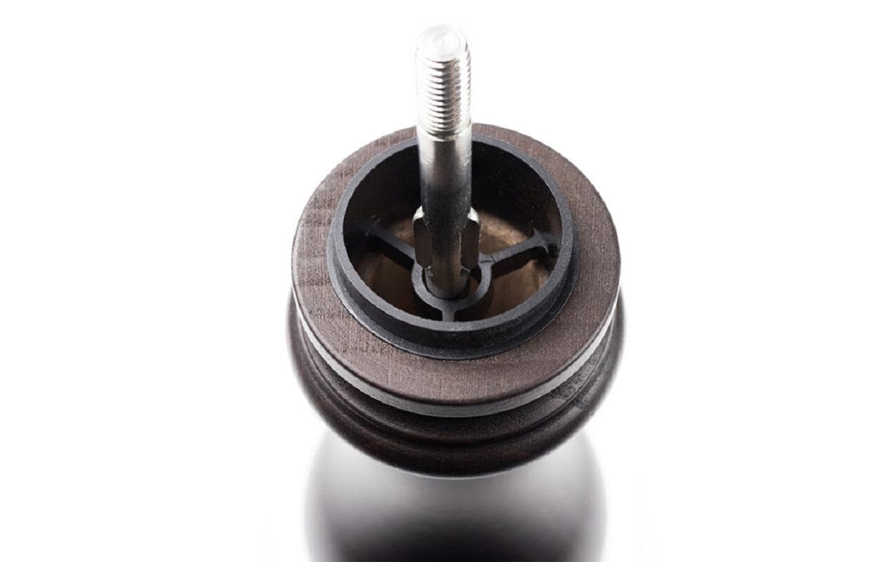 Peugeot Pfeffermühle Paris U-SELECT – einstellbares Stahlmahlwerk – Holz (Buche) – schwarz – 12 cm