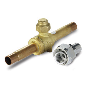 APC Absperrventil-Bausatz – 1/2" ODF, Messing/Bronze, für Flüssigkühlsysteme
