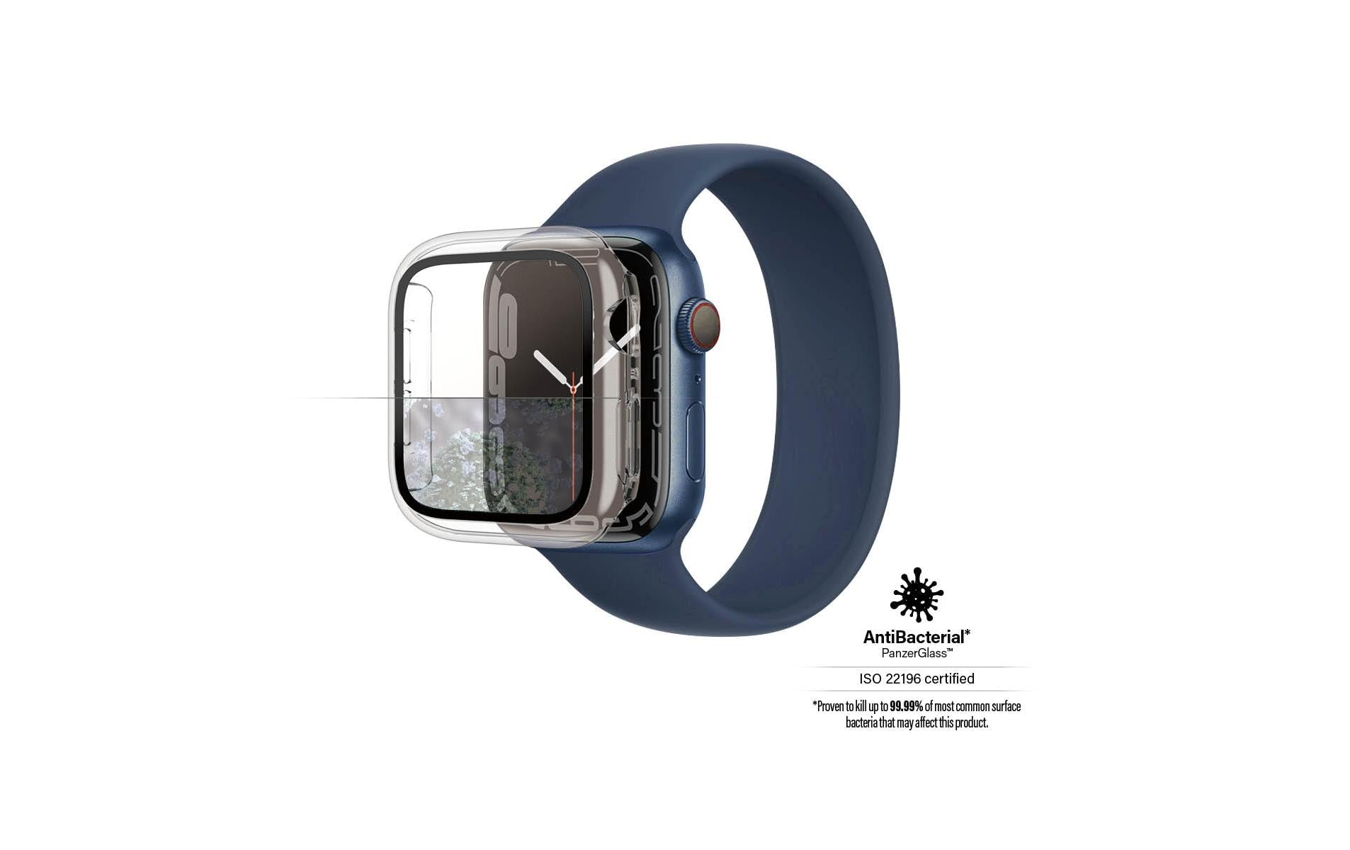 PanzerGlass Full Body (Std) – Displayschutz – für Apple Watch Series 7/8 (45 mm), Transparent, 1 Stück