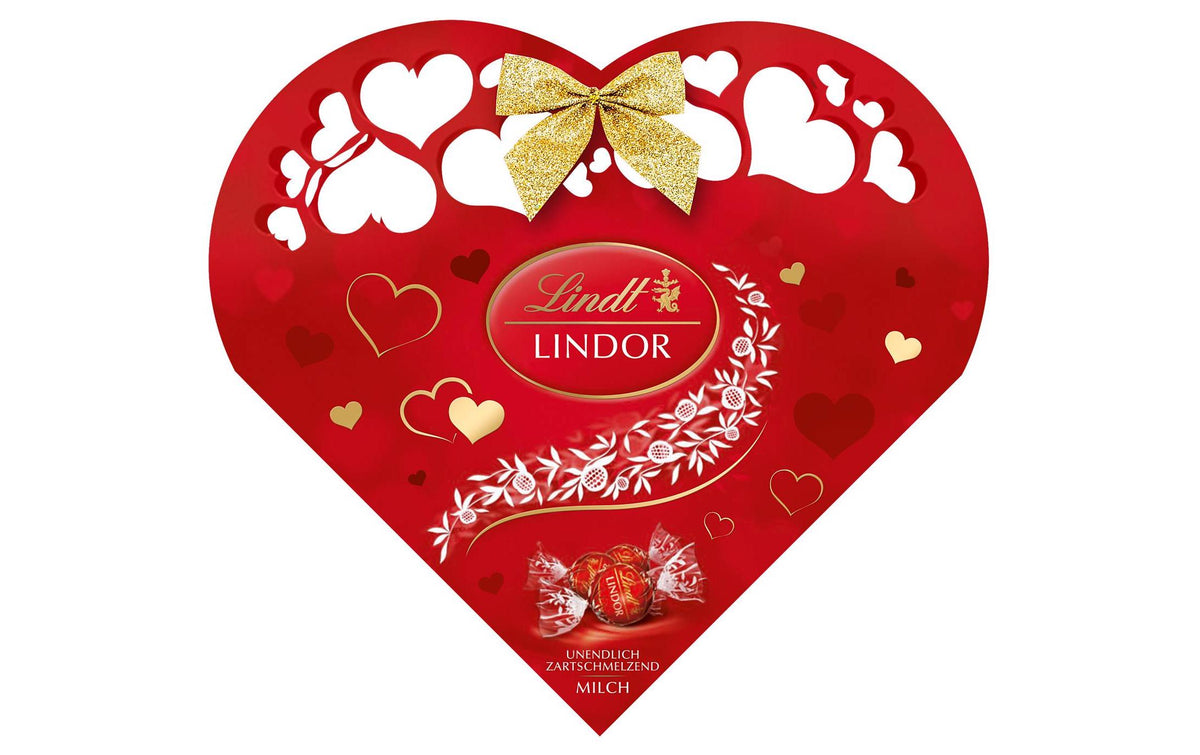 Lindt Lindor Milch Herz Schokolade – 112 g