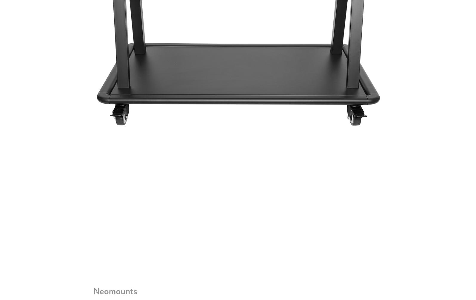 Neomounts NS-M4000BLACK – Trolley, höhenverstellbar, für 60–105", VESA 200×200–1000×600, bis 150 kg, schwarz