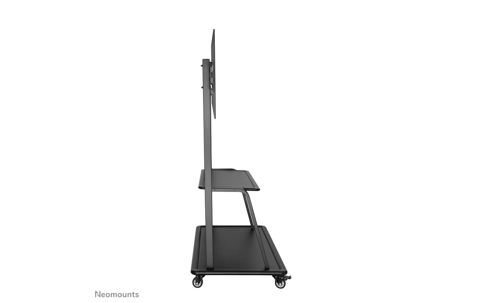 Neomounts NS-M4000BLACK – Trolley, höhenverstellbar, für 60–105", VESA 200×200–1000×600, bis 150 kg, schwarz
