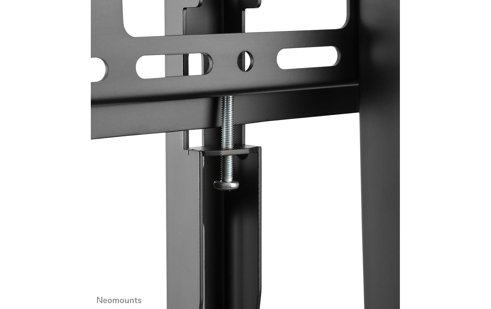 Neomounts NS-M4000BLACK – Trolley, höhenverstellbar, für 60–105", VESA 200×200–1000×600, bis 150 kg, schwarz