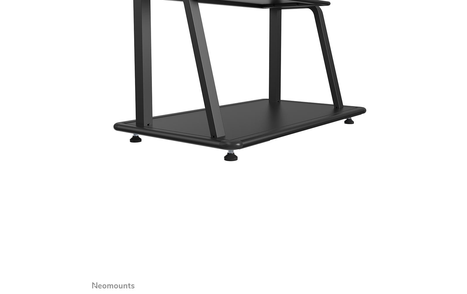 Neomounts NS-M4000BLACK – Trolley, höhenverstellbar, für 60–105", VESA 200×200–1000×600, bis 150 kg, schwarz