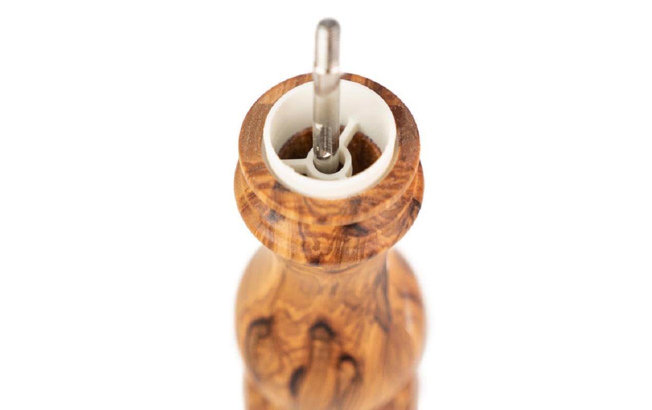 Peugeot Salzmühle Paris – Holz (Olive), Stahlmahlwerk – einstellbar, abnehmbarer Deckel – dunkelbraun