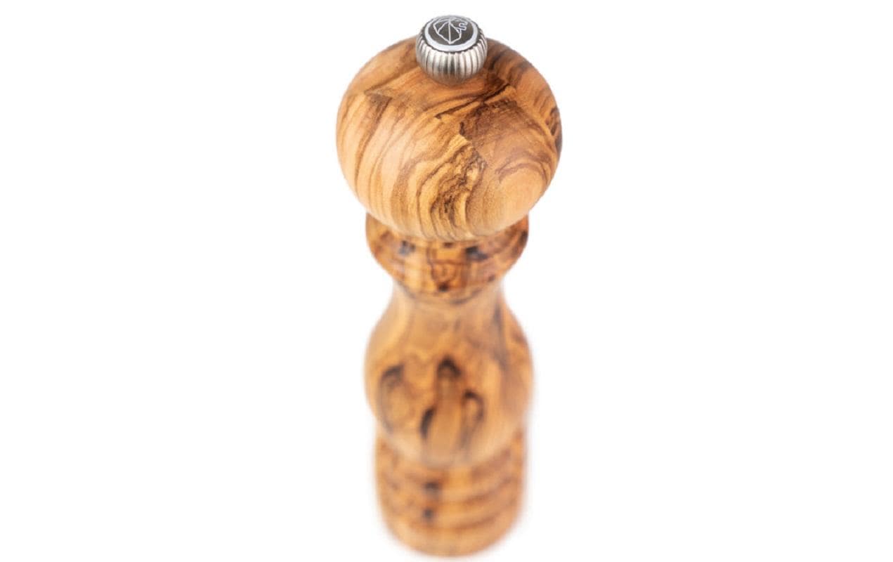Peugeot Salzmühle Paris – Holz (Olive), Stahlmahlwerk – einstellbar, abnehmbarer Deckel – dunkelbraun