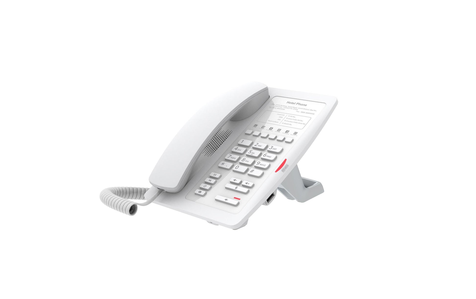 Fanvil H3 – IP-Telefon, PoE, 2 SIP-Konten, Weiss