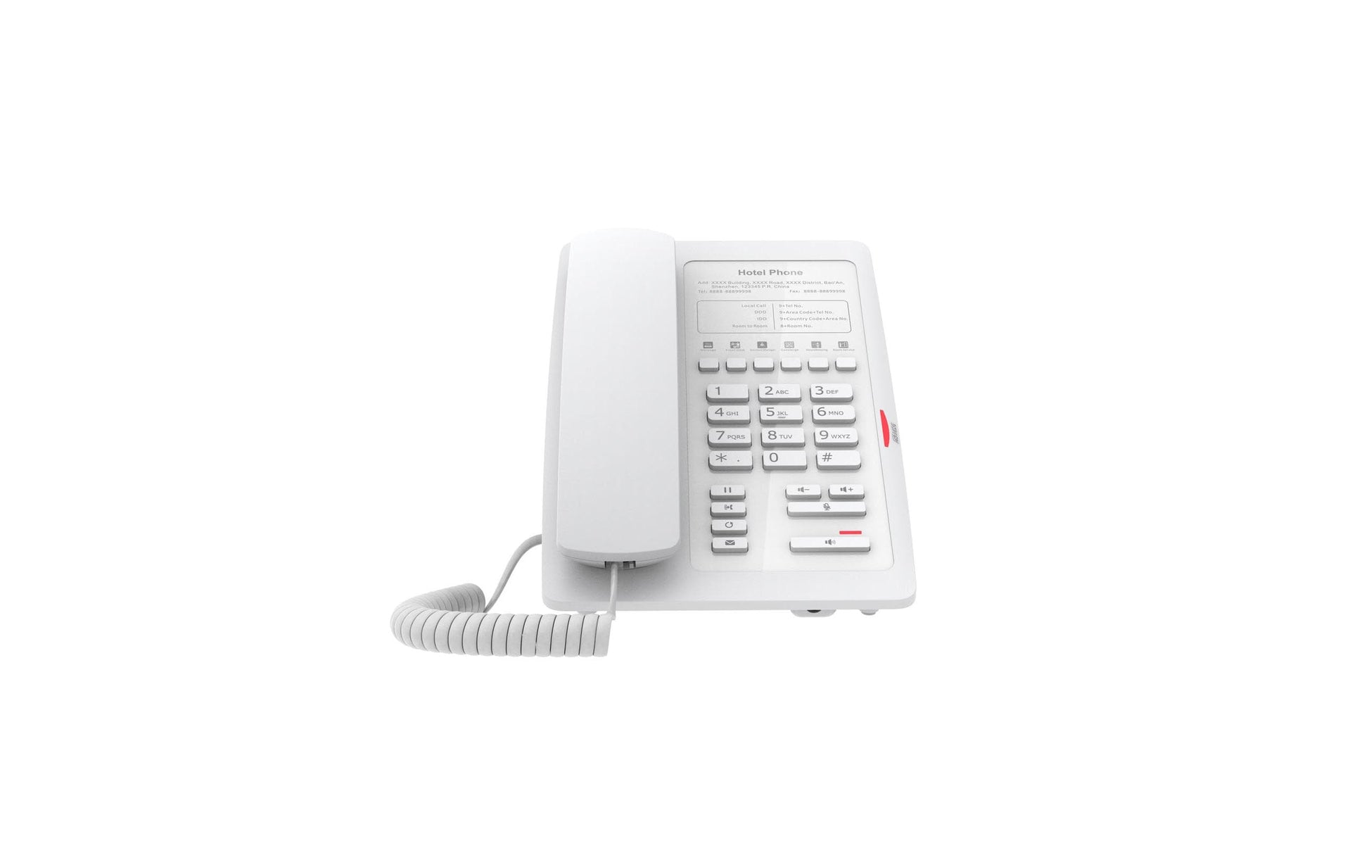 Fanvil H3 – IP-Telefon, PoE, 2 SIP-Konten, Weiss