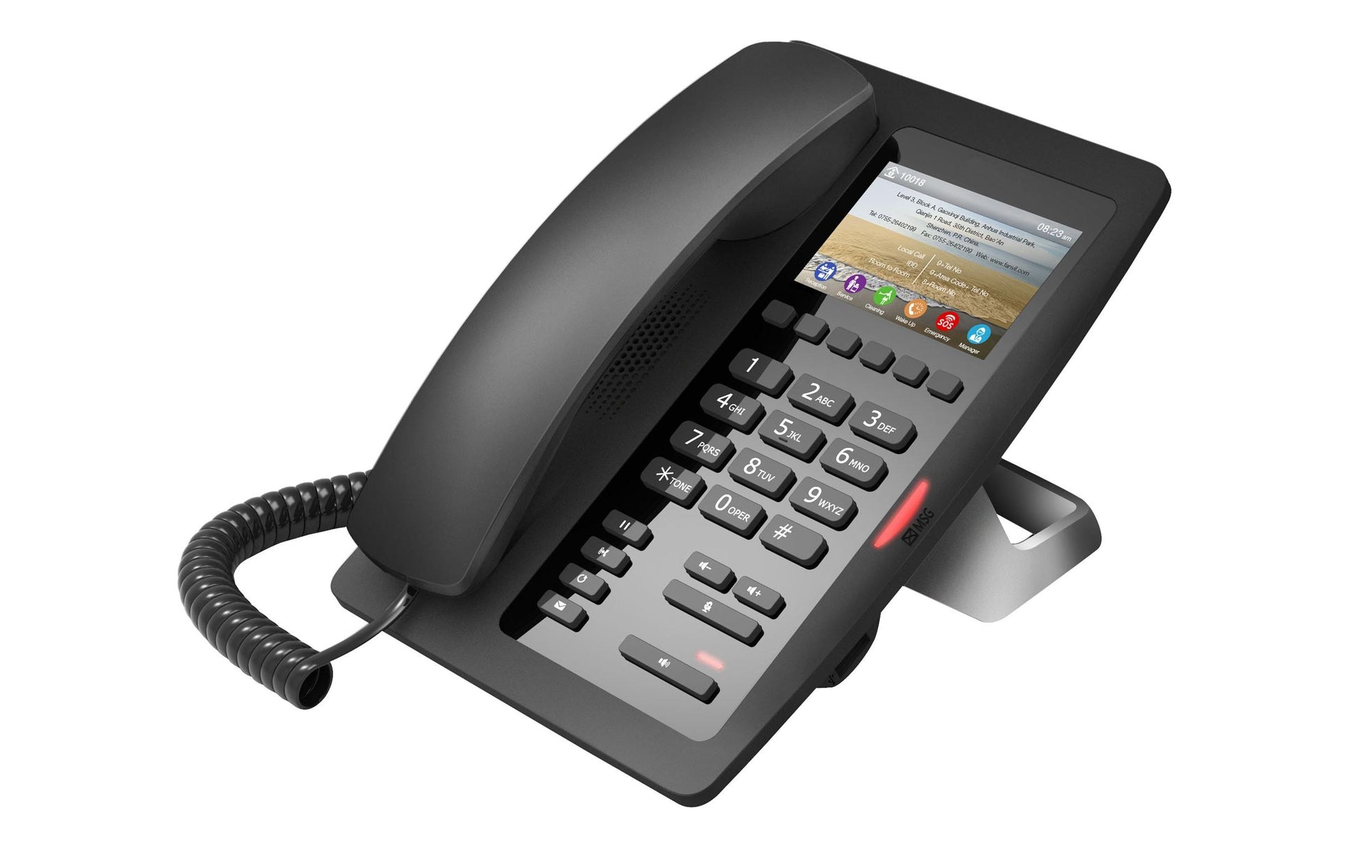 Fanvil H5W – WLAN-Telefon (Handgerät), WLAN, PoE, Schwarz