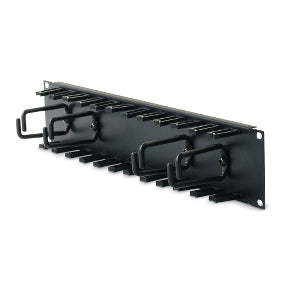 APC Kabelmanagementtafel, schwarz, 2U