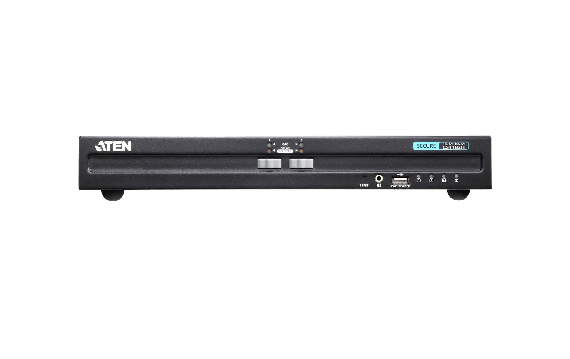 ATEN CS1182H-AT-G – KVM-Switch 2×1, HDMI/USB/PS/2, 4K (3840 × 2160)