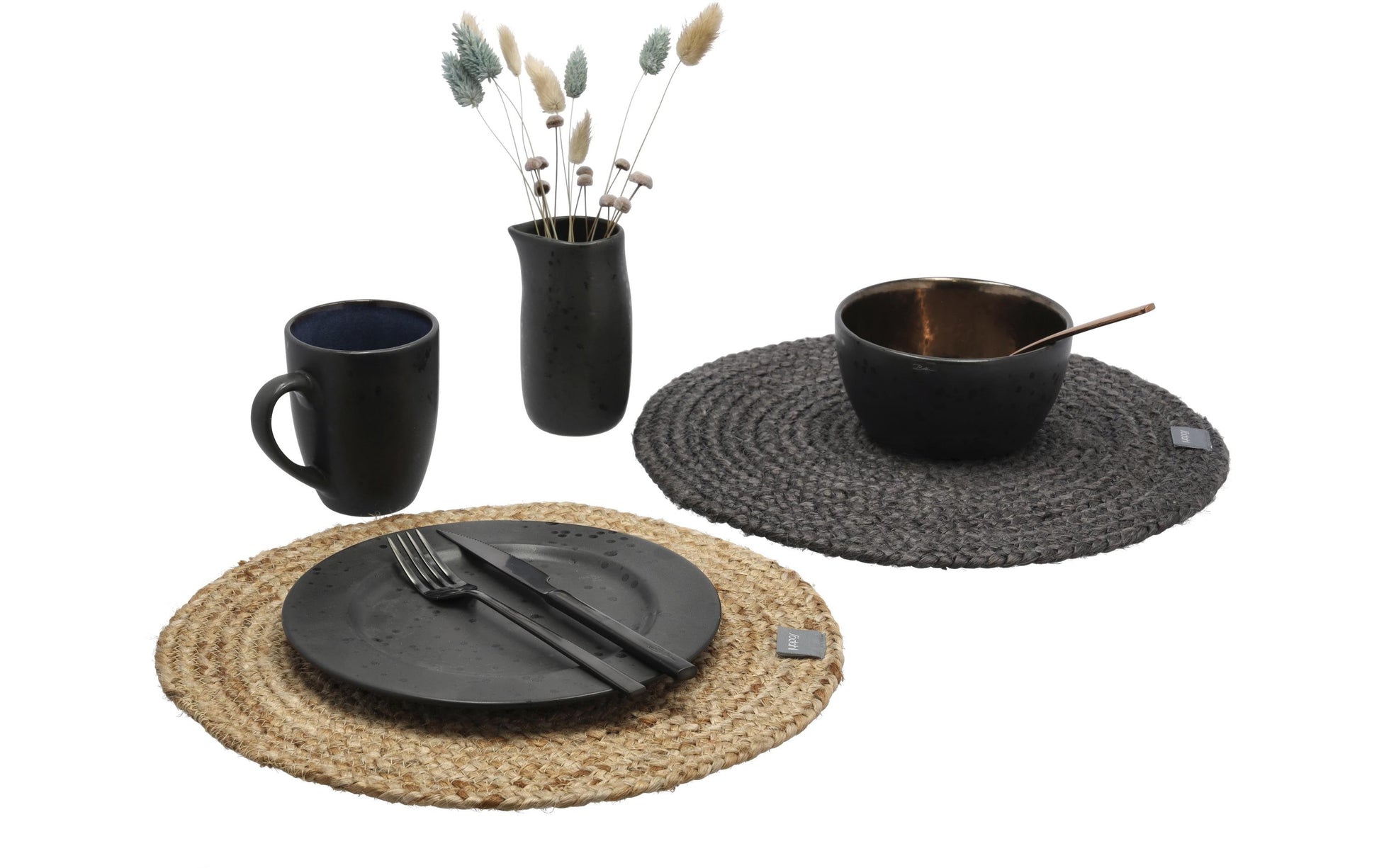 Södahl Tischset Its all Nature – rund, Jute, hellbraun, Ø35 cm