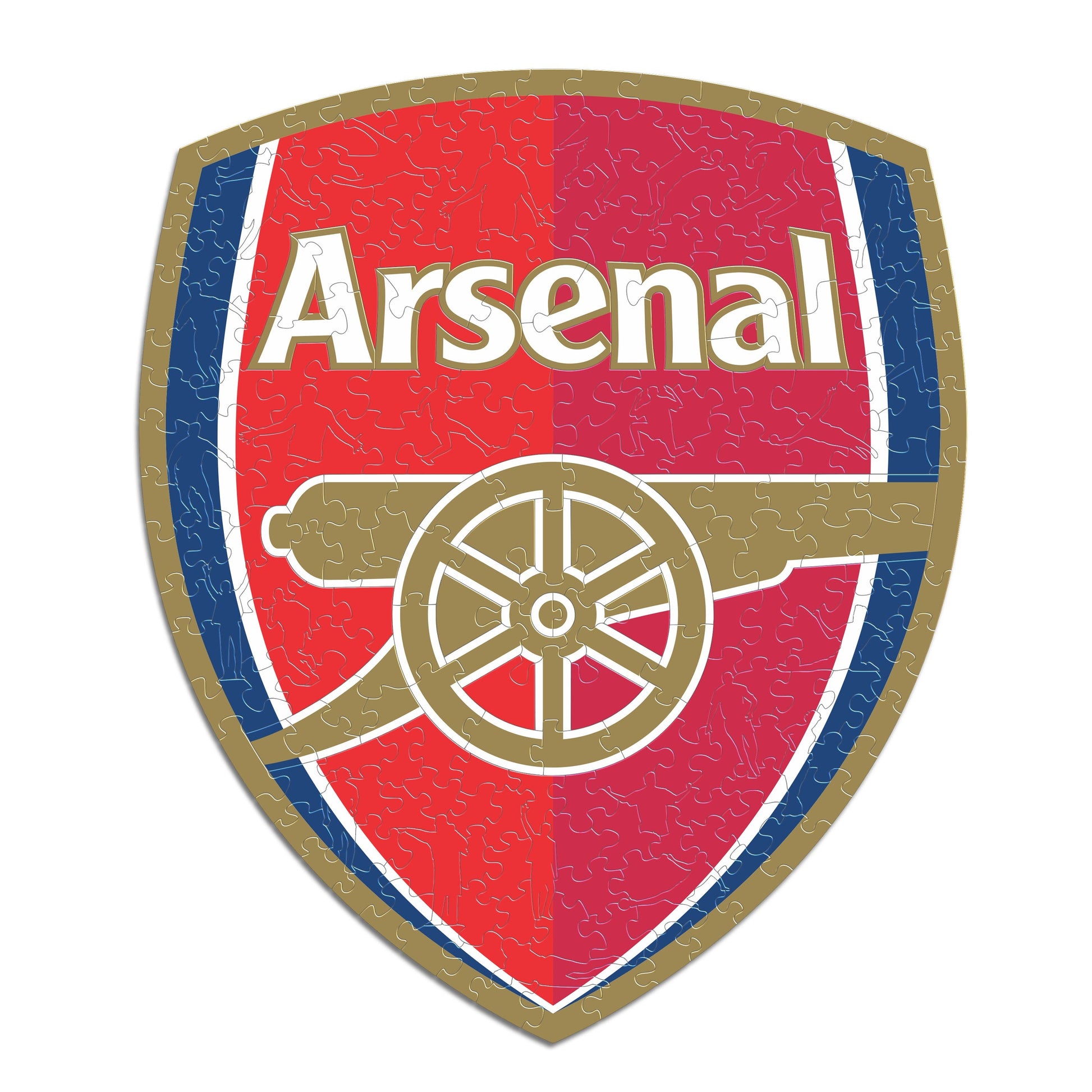 Iconic Puzzles Puzzle Arsenal FC – Logo – 270 Teile – 37,5 × 37,5 cm – ab 10 J.