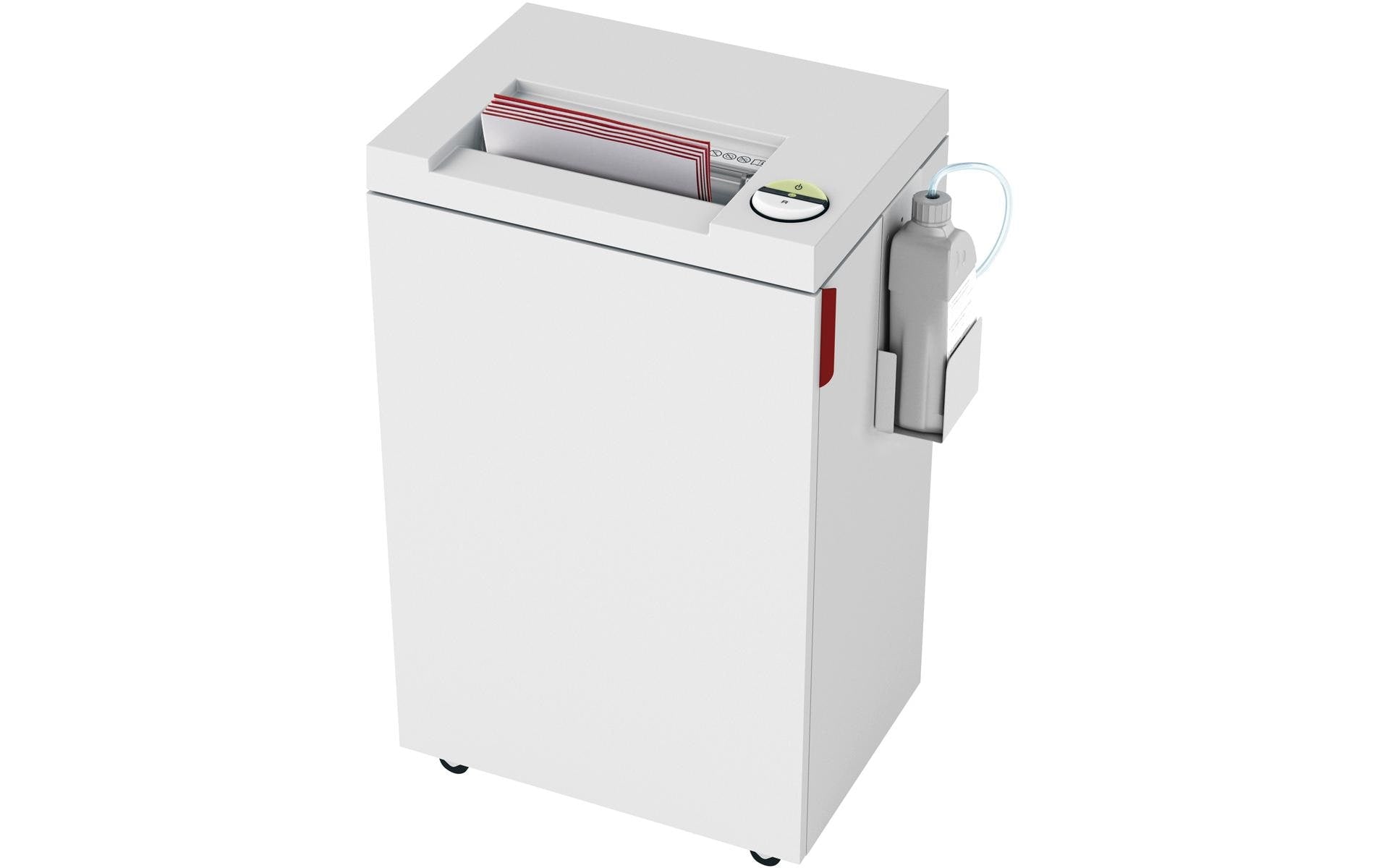Ideal 2445SMC – Aktenvernichter, DIN P-7, Mikroschnitt 0,8 × 5 mm, 4 Blatt, 35 l, mit Autofeed