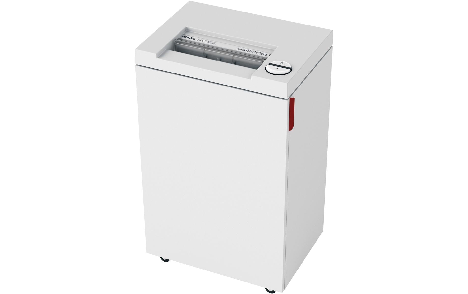 Ideal 2445/MC – Aktenvernichter, DIN P-6, Partikelschnitt 0,8 × 12 mm, 5 Blatt, 35 l, A4