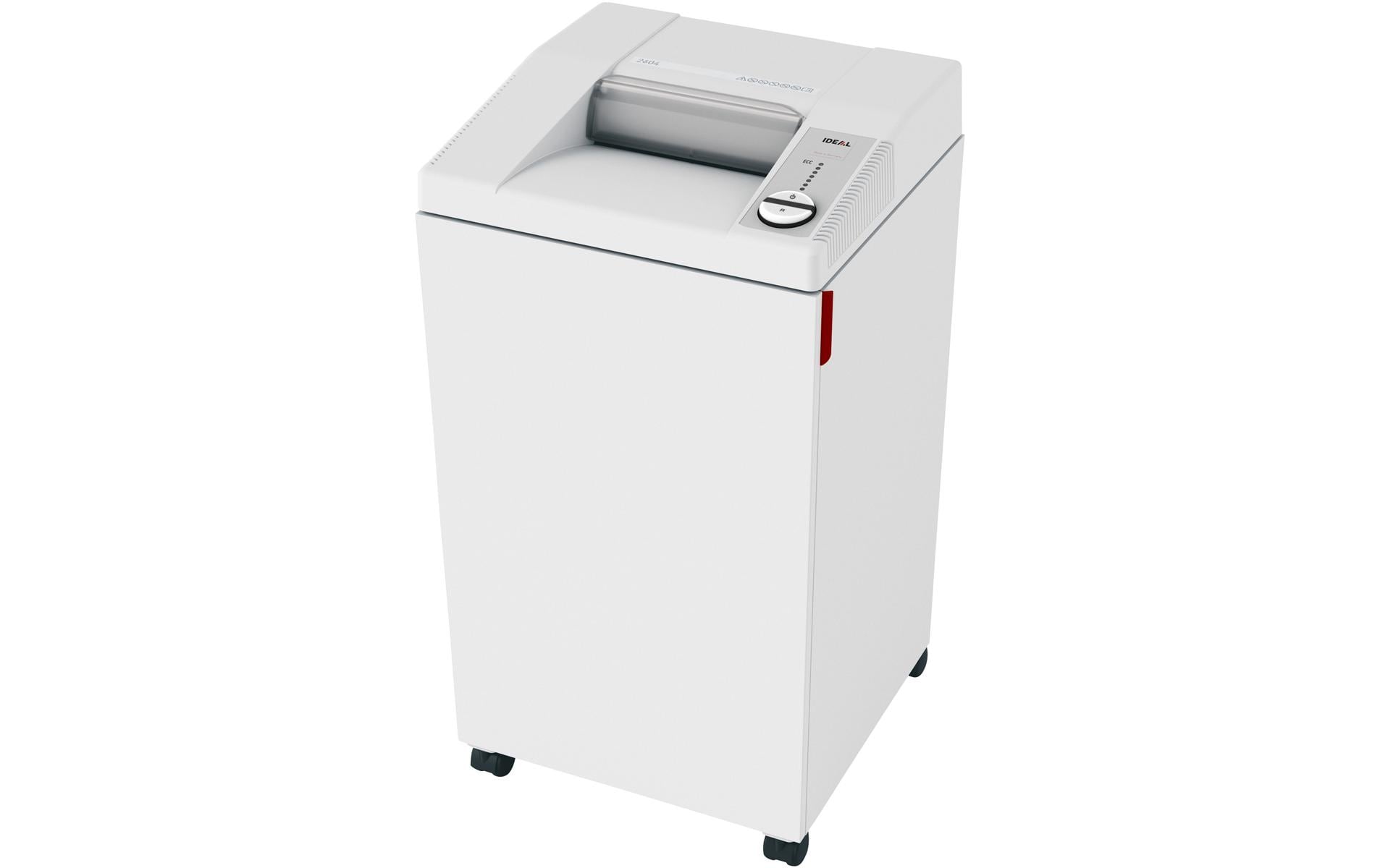 Ideal 2604MC – Aktenvernichter mit Autofeed, DIN P-6, Mikroschnitt 0,8 × 12 mm, 100 l