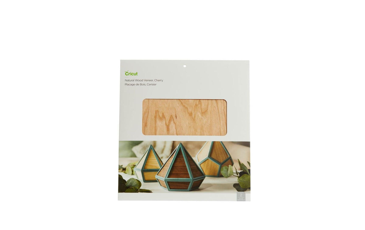 Cricut Holzplatte, Kirsche, Braun, 30,5 × 30,5 cm, 0,2 mm, 2 Stk.