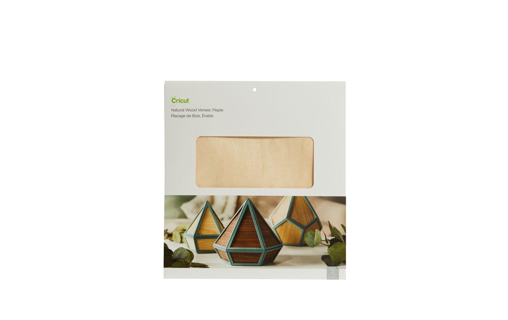 Cricut Holzplatte – Braun – 30,5 × 30,5 cm, 0,2 mm, Ahorn