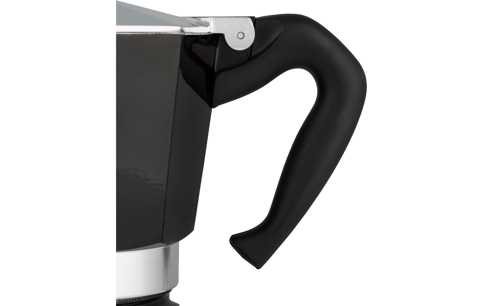 Bialetti Moka Express Espressokanne – 6 Tassen, 300 ml, für Glaskeramik, Schwarz