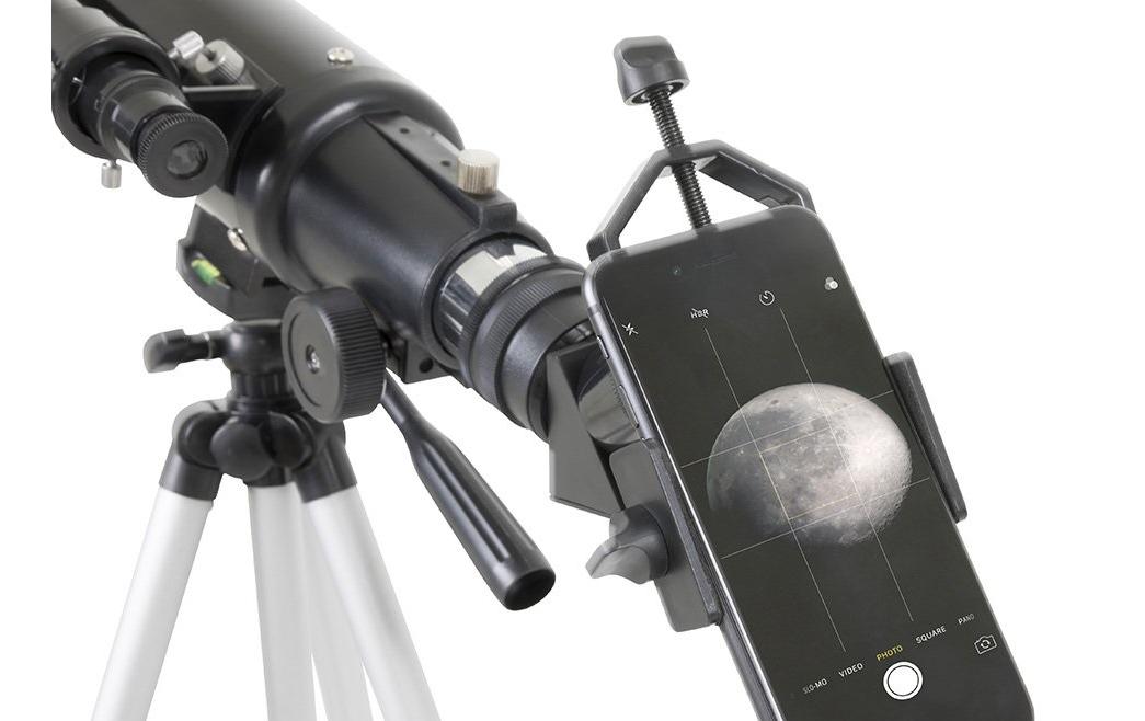 Celestron Basic Smartphone Adapter – Metall, Schraubbefestigung – Schwarz