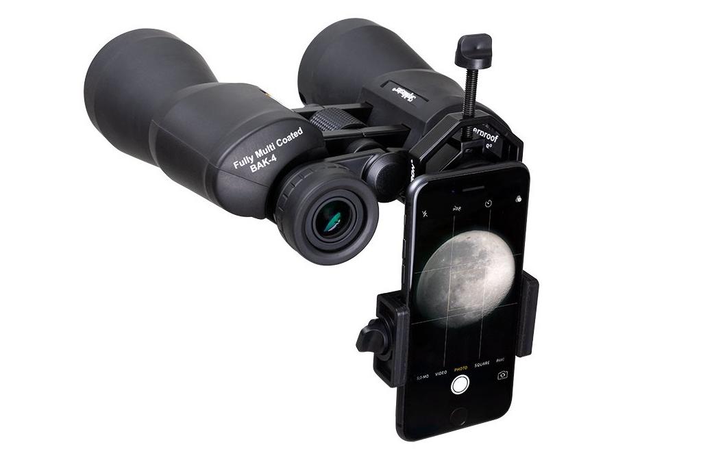 Celestron Basic Smartphone Adapter – Metall, Schraubbefestigung – Schwarz