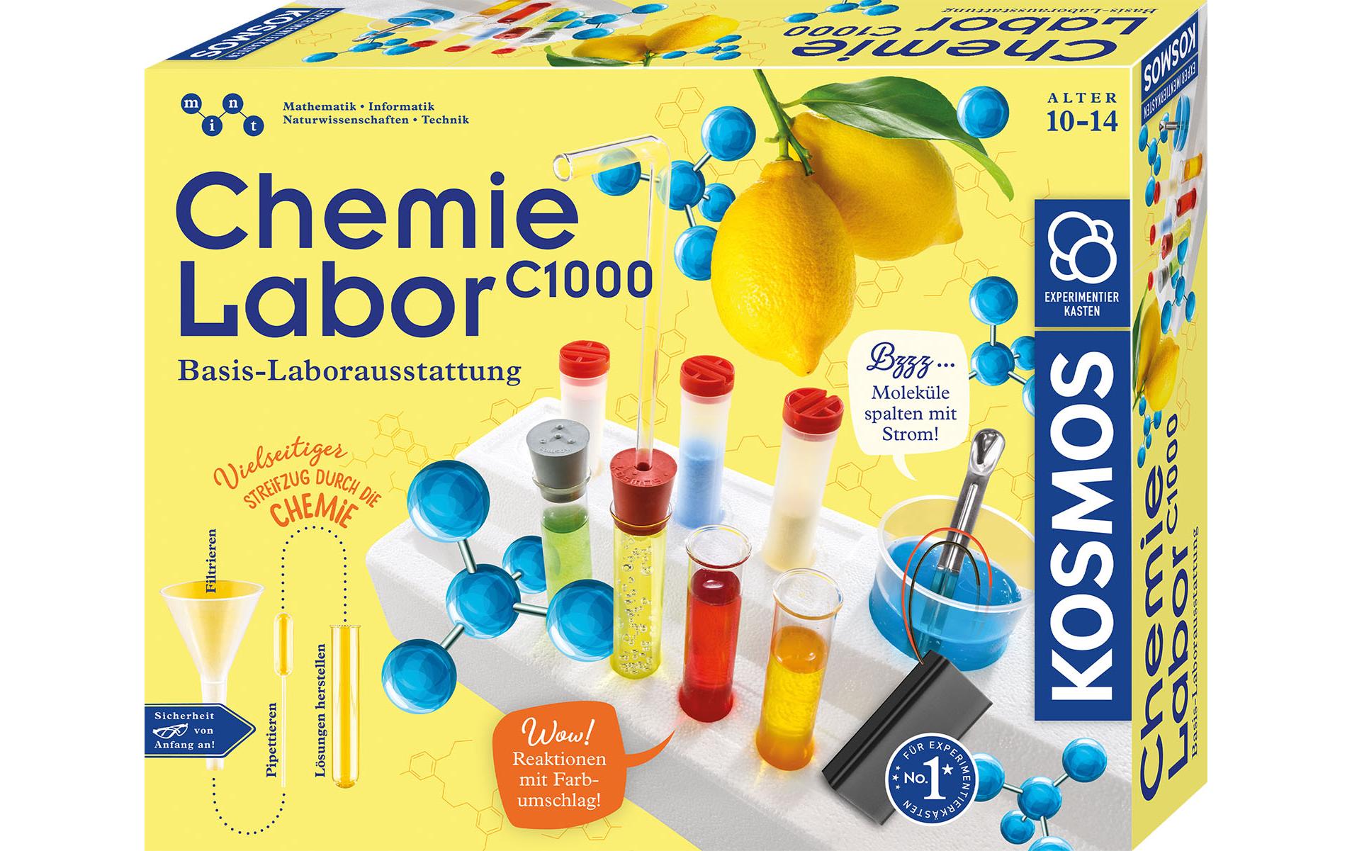 Kosmos Experimentier-Set – Chemielabor C 1000 X, ab 10 Jahren