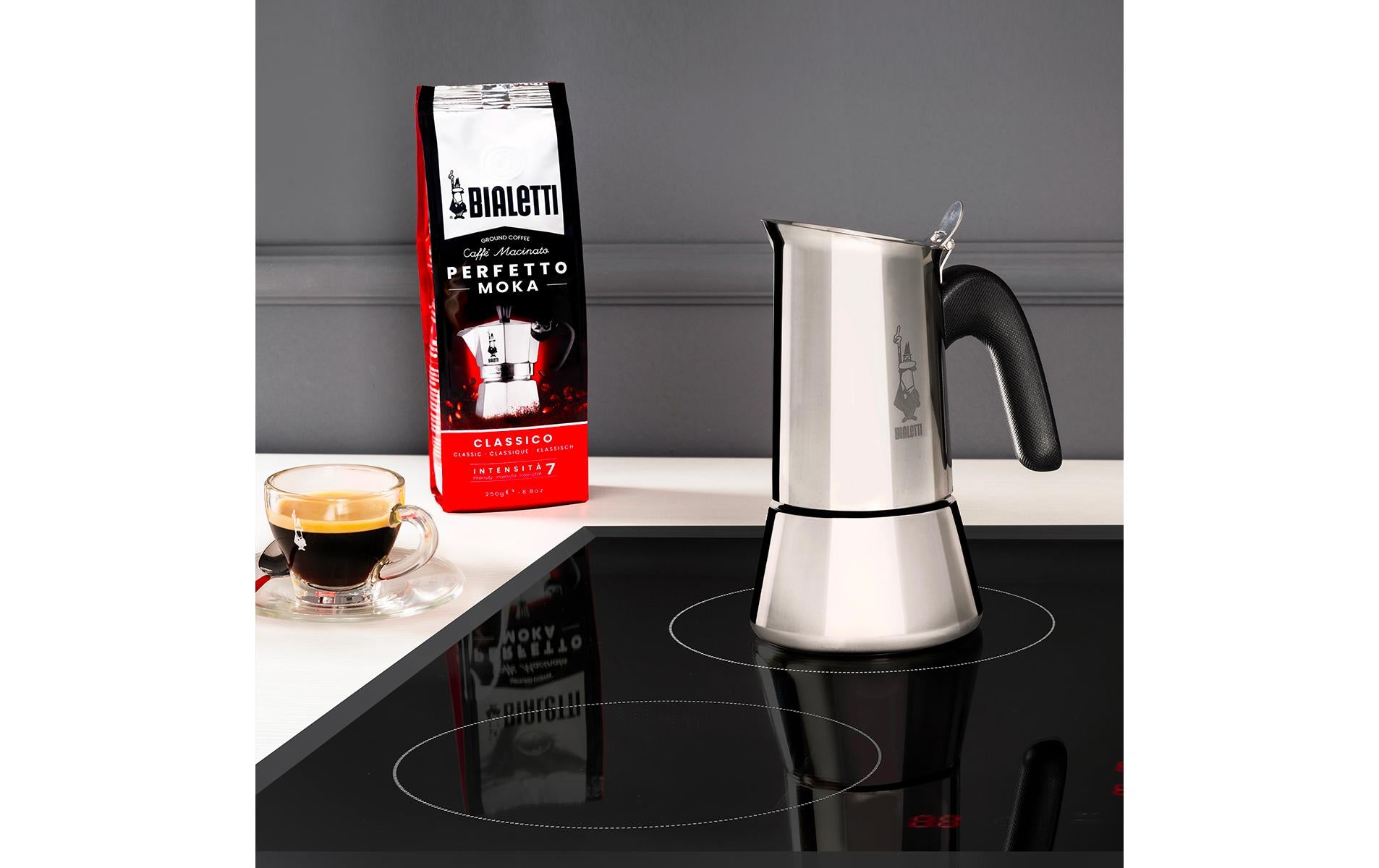 Bialetti Venus French Press / Kaffeebereiter – 0,3 l, 6 Tassen, Edelstahl