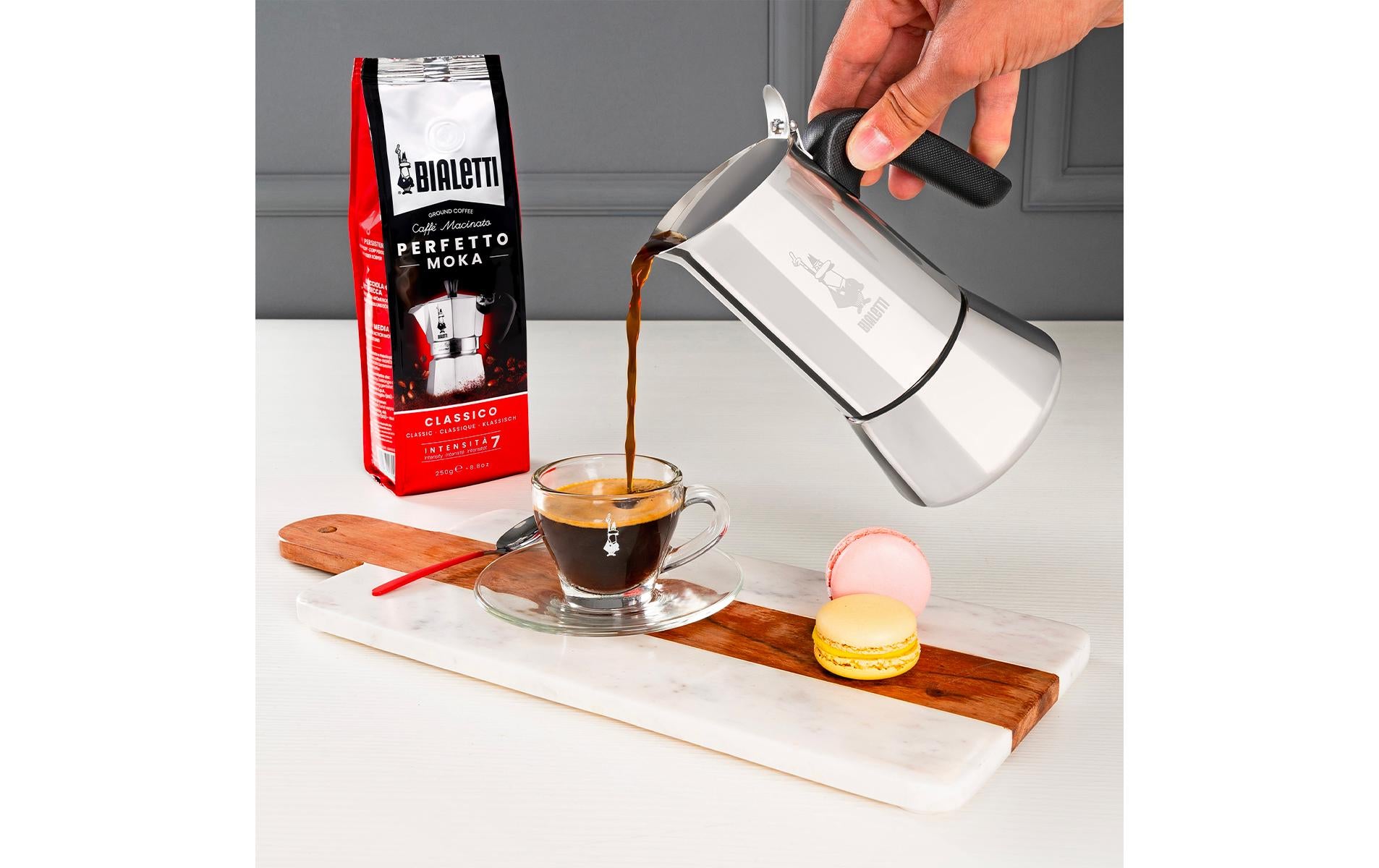 Bialetti Venus French Press / Kaffeebereiter – 0,3 l, 6 Tassen, Edelstahl