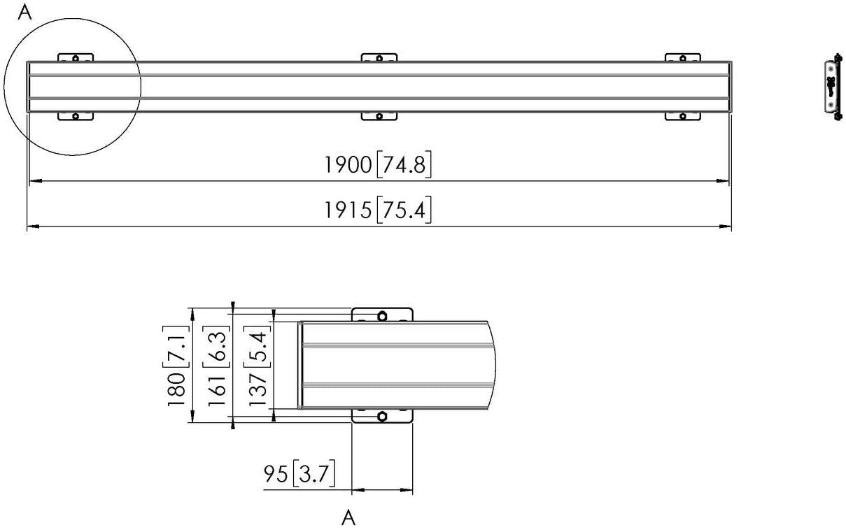 Vogel's PFB 3419 – Wandhalterung, schwarz