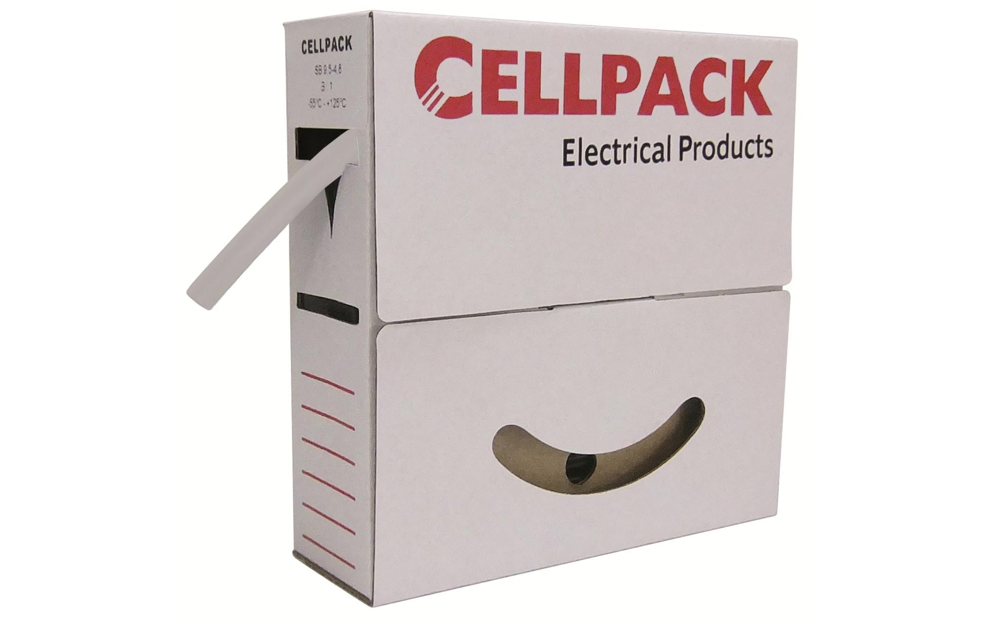 Cellpack Schrumpfschlauch-Set, Ø 3 mm (geschrumpft Ø 1 mm), 15 m – weiss