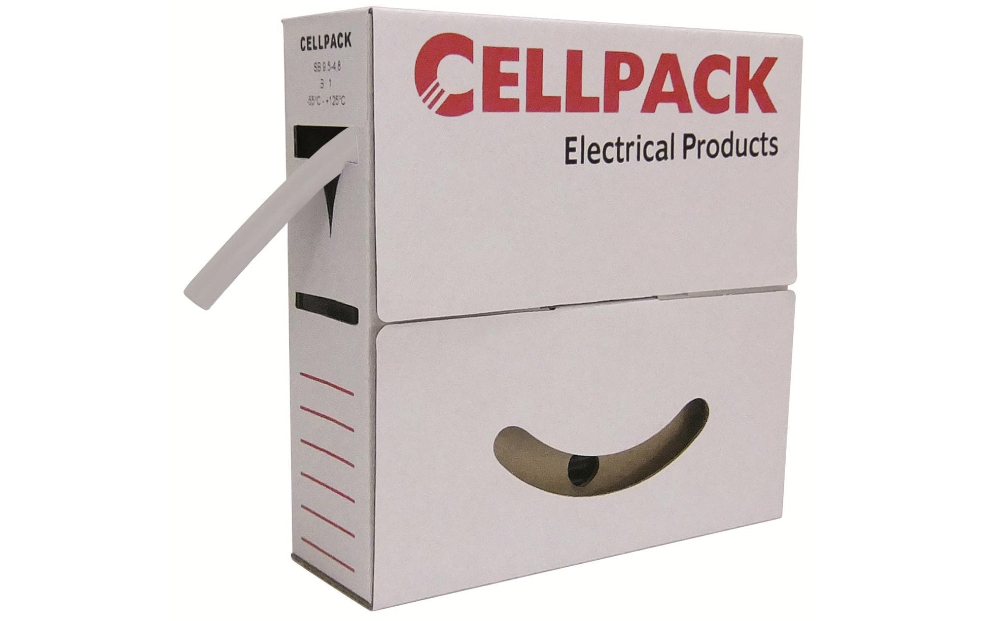Cellpack Schrumpfschlauch-Set, Ø 9 mm, 10 m – weiss