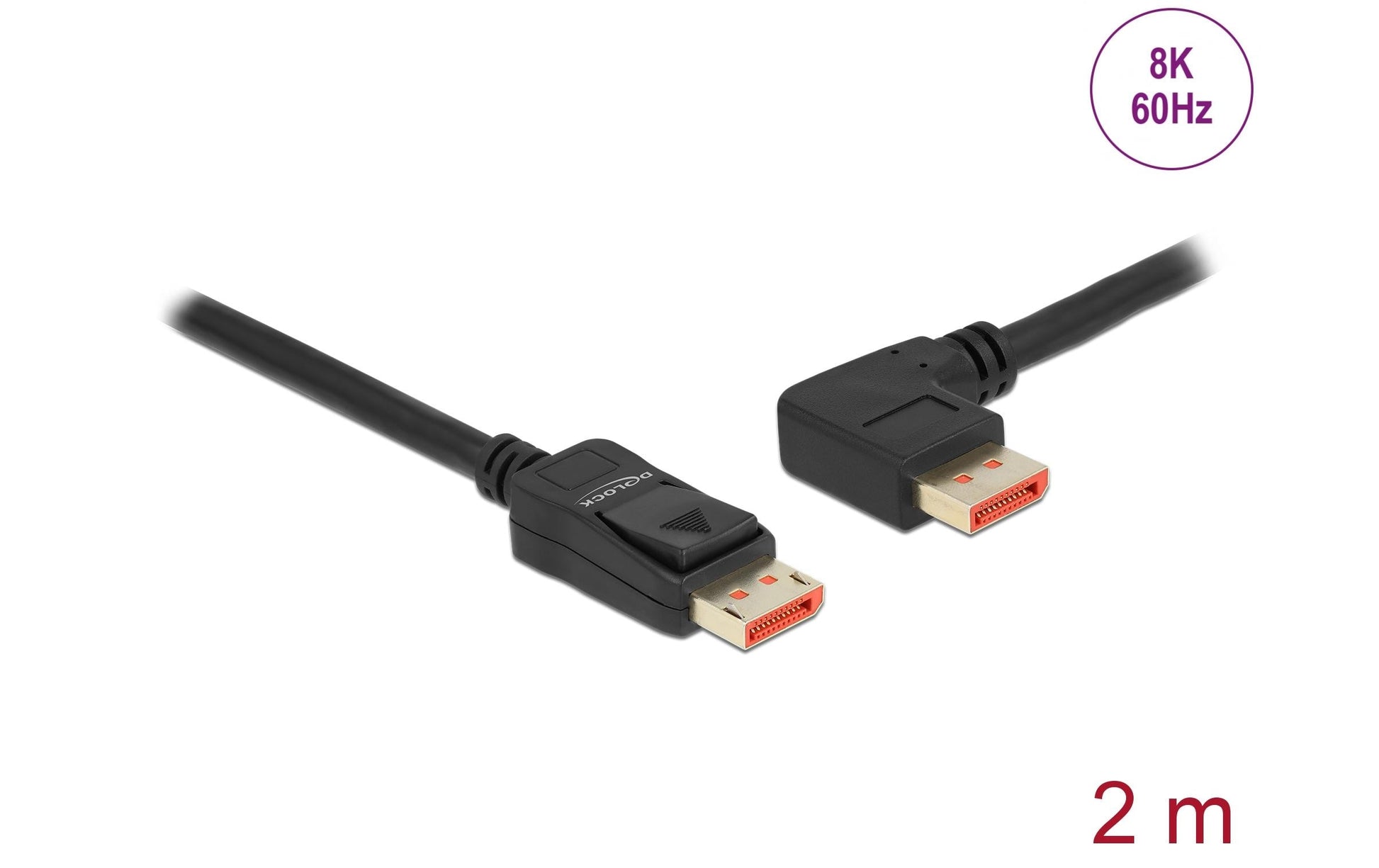 DeLOCK DisplayPort Kabel DP 1.4 8K 60 Hz – 2 m