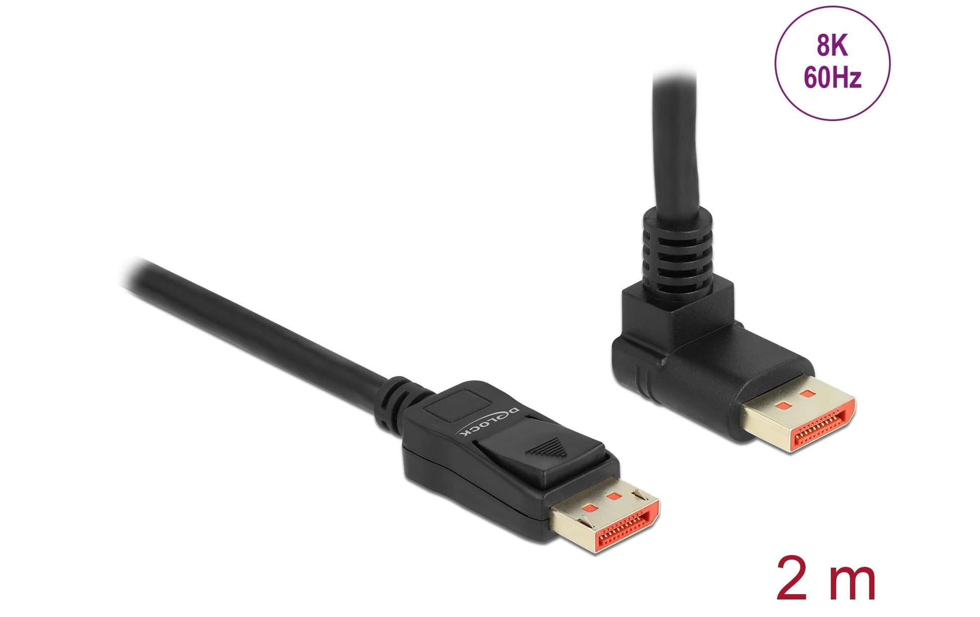 DeLOCK DisplayPort Kabel DP 1.4 8K 60 Hz – 2 m