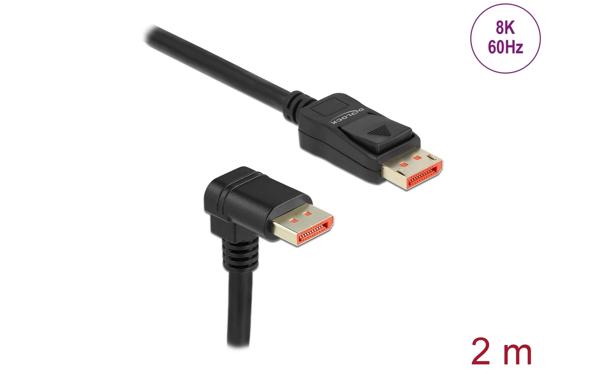 DeLOCK DisplayPort Kabel (DP–DP) DP 1.4 8K 60 Hz – 2 m
