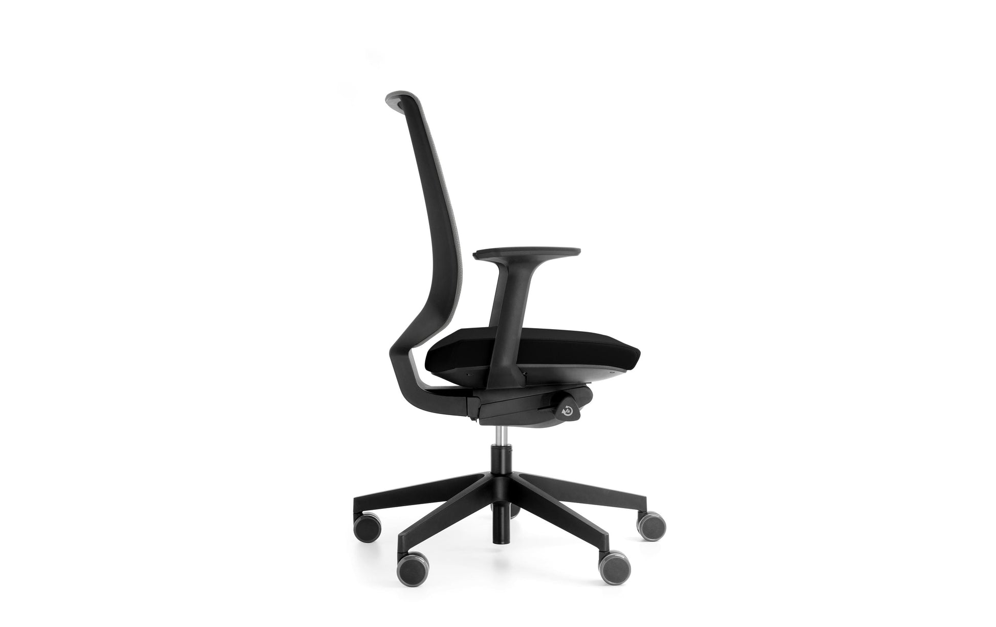 Profim Bürostuhl LightUp 250S – 48 × 53 × 111 cm, 120 kg, dunkelgrau